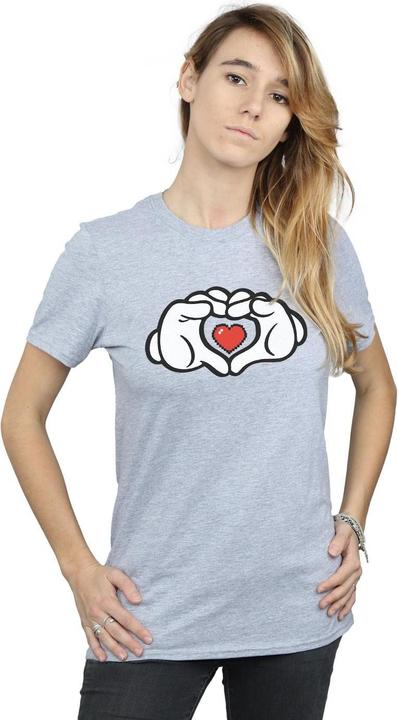 Image du produit Disney - T-shirt MICKEY MOUSE HEART HANDS - Femme (3XL)