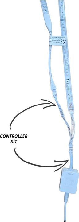 Actual product image Light Solutions Cable til Philips Hue LightStrip V4 - Controller Kit - Hvid - 1 saet