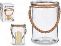 Produktbild Giftdecor Grosser Kristall-Seil-Kerzenhalter (14.5 x 14.5 x 14.5 cm)
