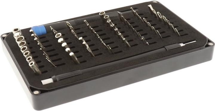 Produktbild iFixit Mako Precision Bit Set (1, 2, T TR 10, TR6, TR8, T TR 15, T TR 20, TR7, T TR 25, TR9, J 00, Y0, J 000, J 1, 1mm, J 0, PH0000, Y 00, Y 000, P6, Y 1, 0.7 mm, 4 mm, 2 mm, PH1, 5 mm, PH2, 4.5 mm, 1.3 mm, T3, 0.9 mm, 3.5 mm, T2, PH00, T5, P2, T4, 2.5 mm, 5.5 mm, PH0, 3 mm, P5, 1.5mm)