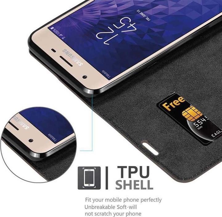 Productafbeelding Cadorabo Boek Onzichtbare Magneethoes (Samsung Galaxy J3 (2018))