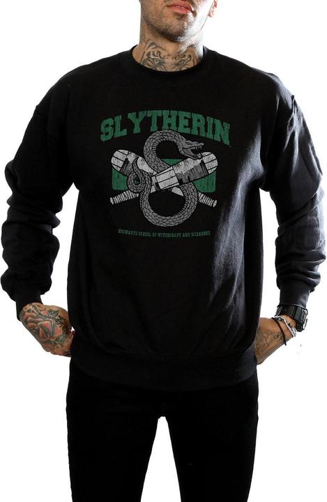 Actual product image Mens Slytherin Quidditch Emblem Sweatshirt (M)