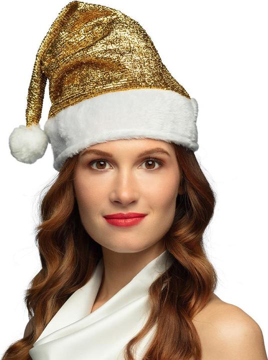 Actual product image Boland Christmas hat gold
