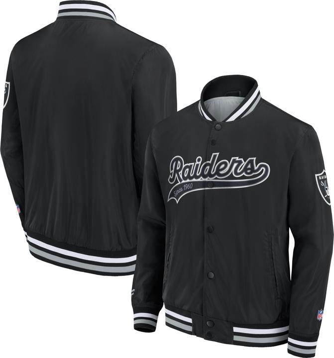 Actual product image Fanatics Las Vegas Raiders NFL SATEEN College Jacket - M (M)
