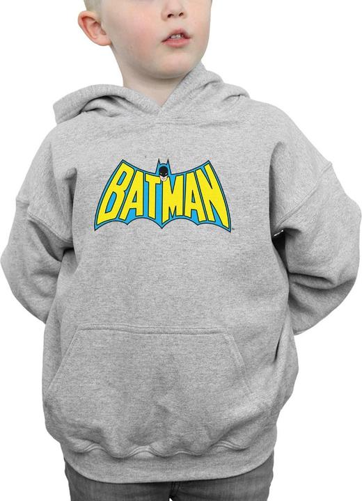 Actual product image Boys Batman Retro Logo Hoodie (128)