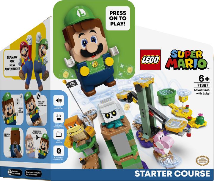 LEGO Super Mario 71387 Kit de démarrage Aventure avec Luigi (71387, LEGO Super Mario, LEGO difficiles à trouver)