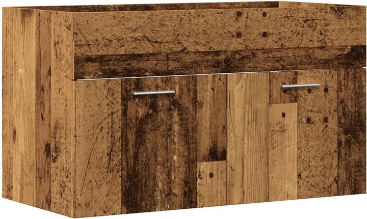 Image du produit VidaXL Armoire basse de lavabo Armoire de salle de bain Montage mural aspect bois ancien