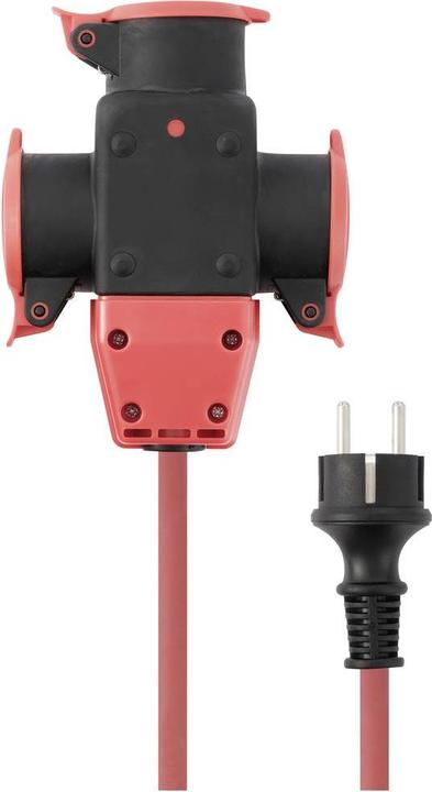 Produktbild Sygonix SY-5806890 Strom Verlängerungskabel 16 A Rot 10.00 m H07RN-F 3G 1,5 mm² (10 m, CEE 7/3)