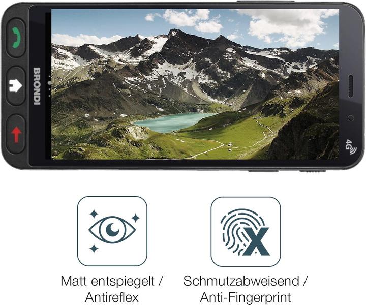 Produktbild Dipos Anti-Shock Displayschutz Matt 9H (1 Stück, Brondi Amico)