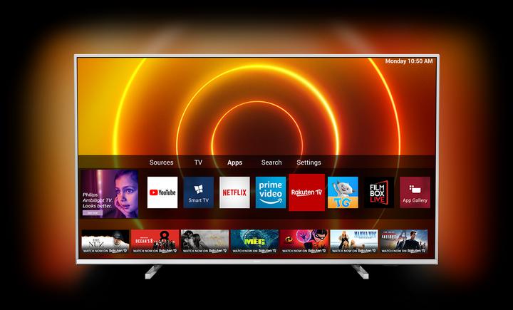 Produktbild Philips 65PUS7855 Ambilight (65", LCD, 4K, 2020)