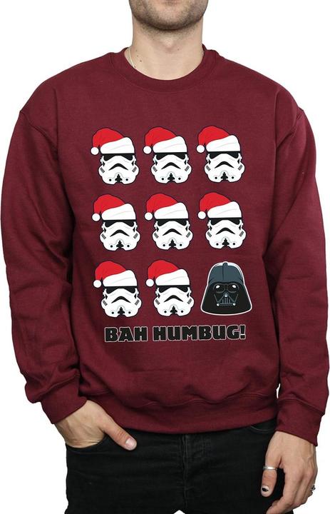 Actual product image Star Wars Mens Christmas Humbug Sweatshirt (S)