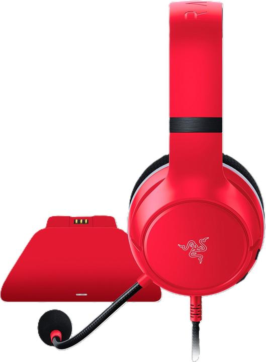 Actual product image Razer Essential Duo Bundle Kaira X for Xbox Charging Stand for Xbox Controller red (Cable)