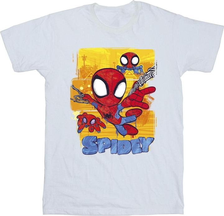 Actual product image Boys Spidey And His Amazing Friends Flying T-Shirt (116)