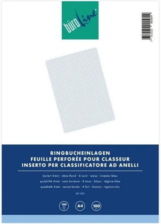 Immagine prodotto BüroLine Inserti per raccoglitori ad anelli A4
