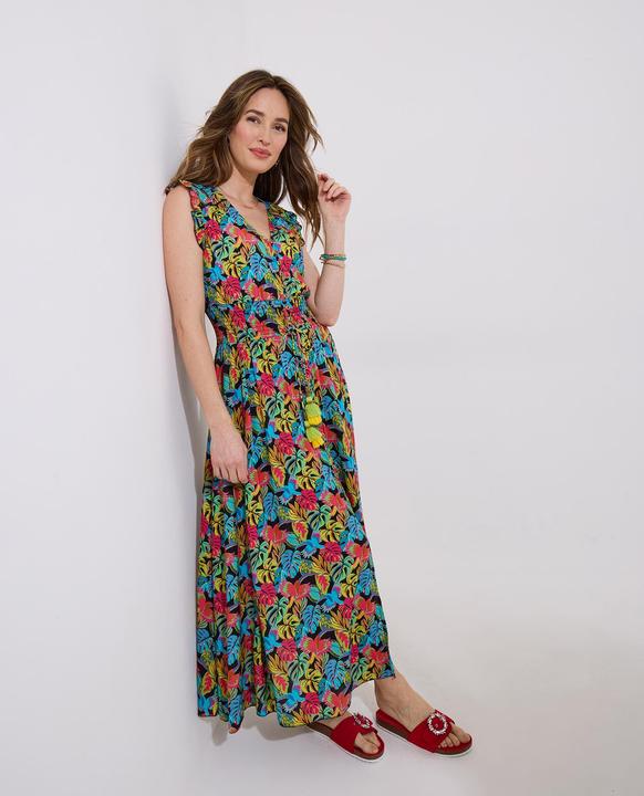 Produktbild Joe Browns Tropical Print V-Neck Tassel Sleeveless Maxi Dress (10)