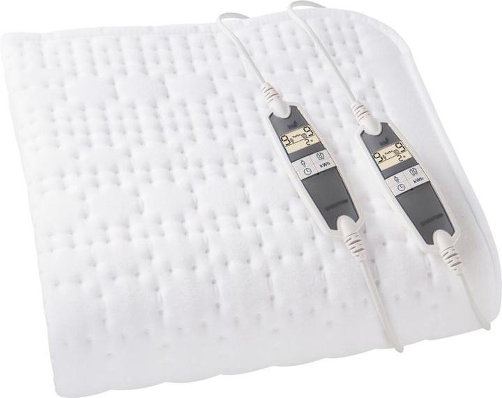 Inventum HN297V - Elektrische Onderdeken - Aparte voetenzone - 2 persoons - 160x160 cm - Anti allergie - Anti (160 x 160 cm)