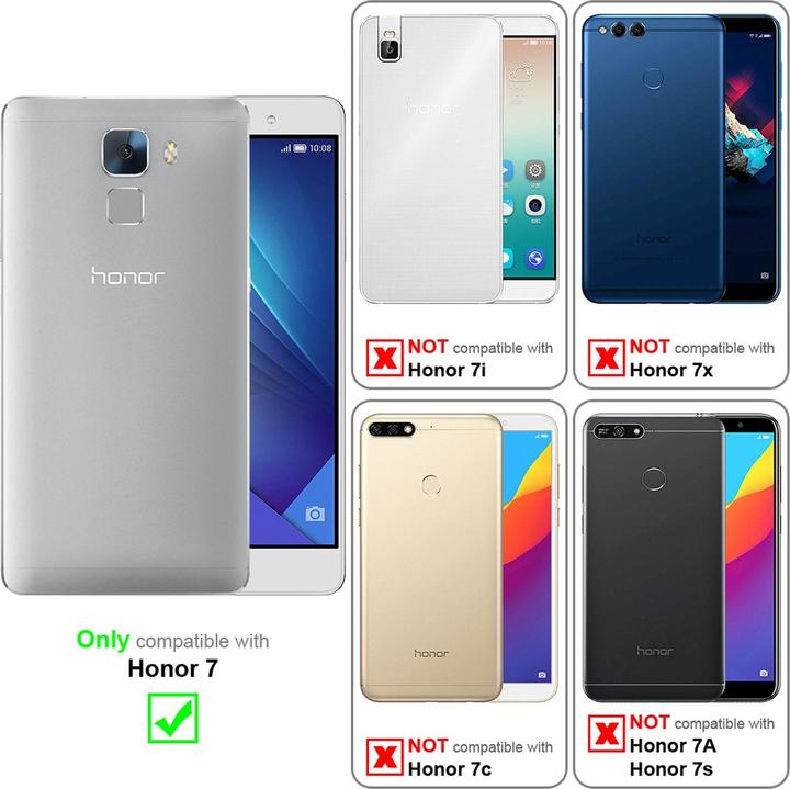 Actual product image Cadorabo Book Jeans Optics Cover (Honor 7)
