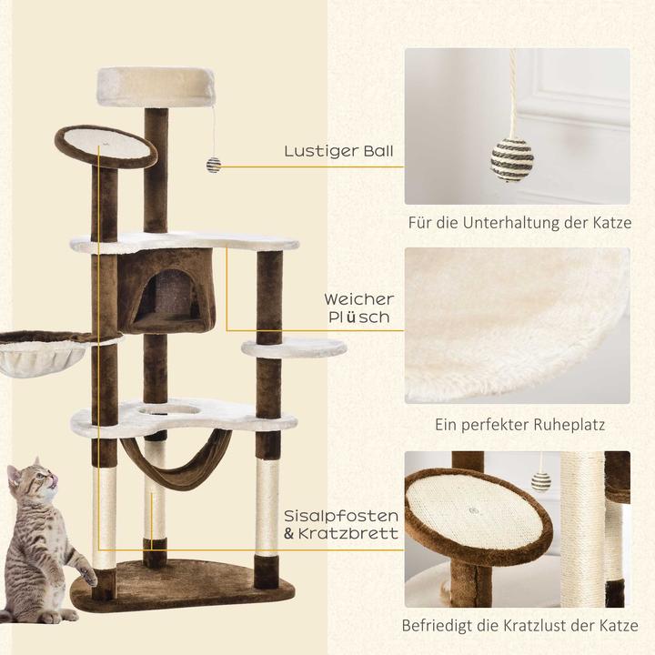 Immagine prodotto Jamb Kratzbaum (153 cm, Marrone crema-caffè)