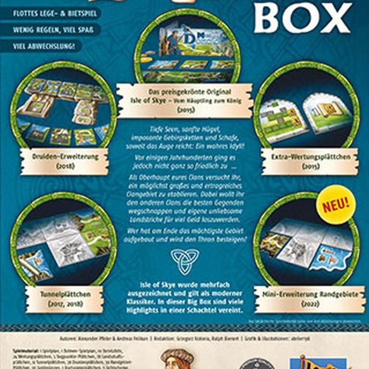 Productafbeelding Lookout LOOD0044 - Isle of Skye Big Box, bordspel, 2-5 spelers, leeftijd 8+. (Duits)