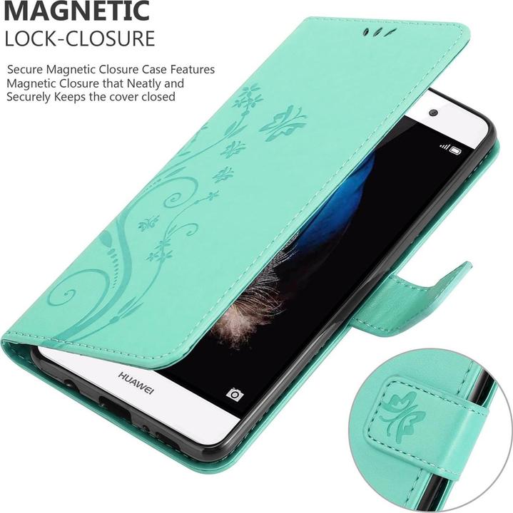 Produktbild Cadorabo Flower Book Cover (Huawei P8 Lite)