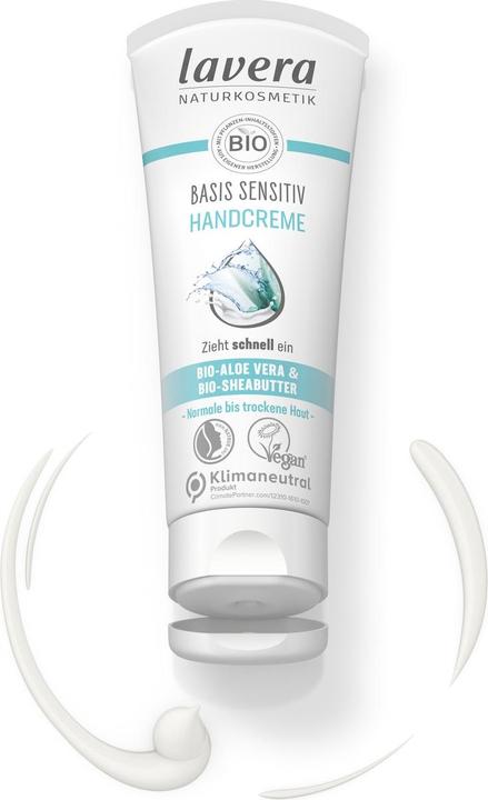 Image du produit Lavera crème pour les mains basis sensitiv crème (75 ml)