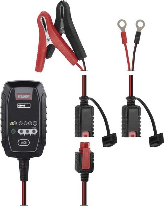 Immagine prodotto Emos Caricabatterie per auto /12V 0,8A (12V, 6V, 0.80 A)