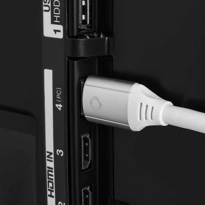 Image du produit Oehlbach HDMI Câble de raccordement 1.5 m blanc (1.50 m, HDMI)