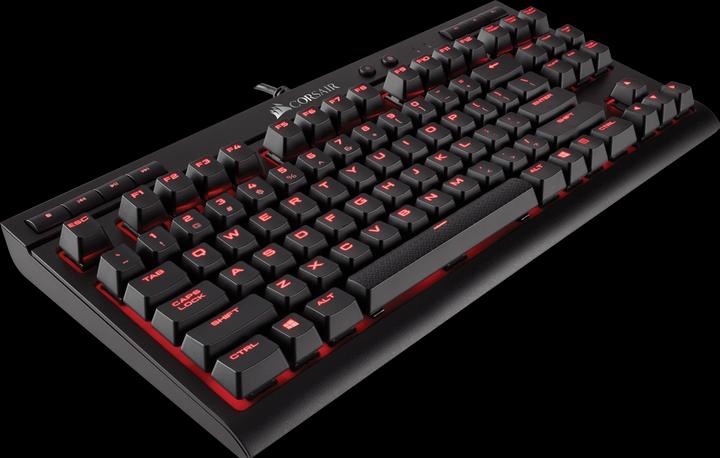 Actual product image Corsair Compact Mechanical Gaming Keyboard K63 Compact, CHERRY MX Red, ENG layout (US, Cable)
