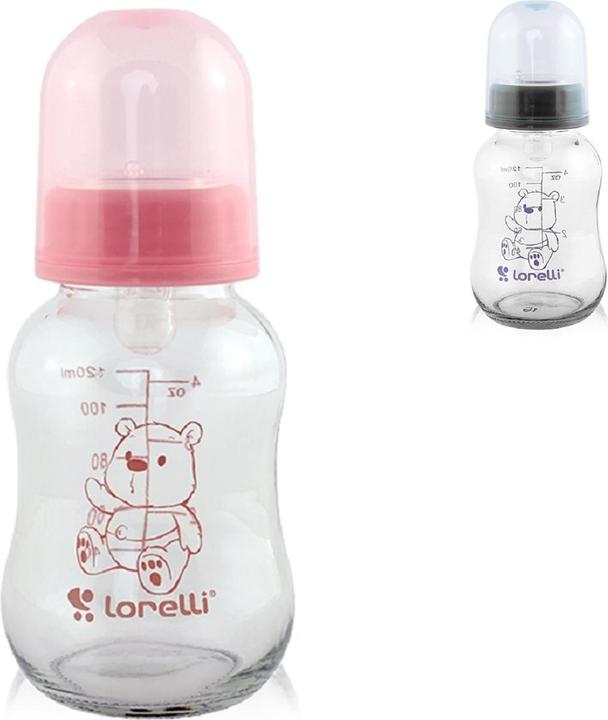Actual product image Lorelli Baby biberon en verre 120 ml (120 ml)