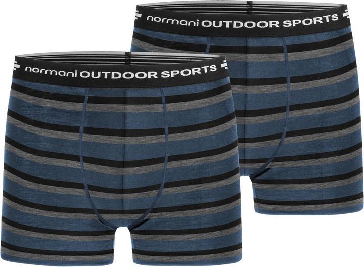 Normani 2er Pack Herren Merino Boxershorts Unterhose - 7692