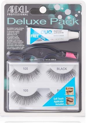Actual product image ARDELL Deluxe Pack Zestaw sztucznych rzęs 2 pary Black (Artificial eyelashes)