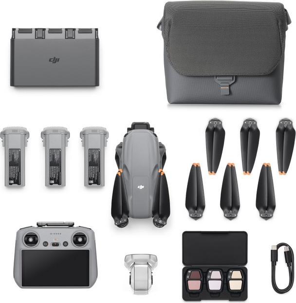 Actual product image DJI Air 3s Fly More Combo RC 2 (45 min, 724 g, 50 Mpx)