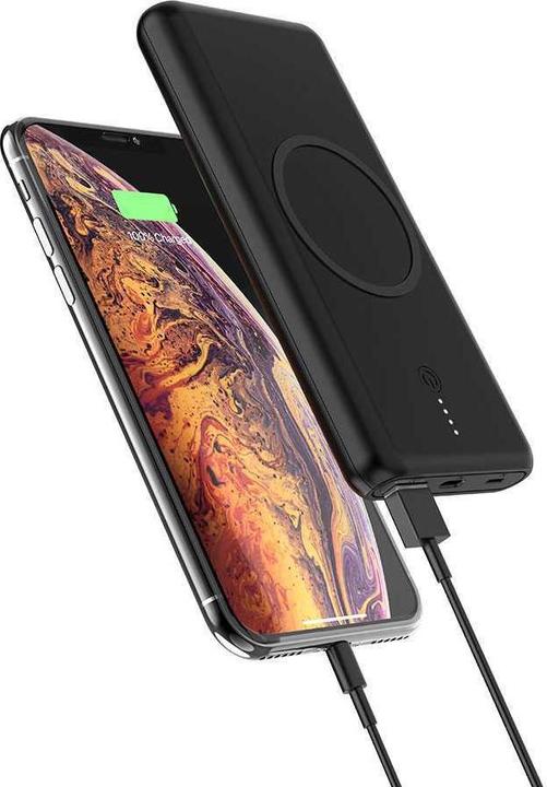 Image du produit Powerology 2 en 1 Fast Wireless Power Bank 10000mAh (10000 mAh, 18 W, 37 Wh)