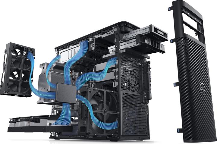 Image du produit Dell Precision 7865 Tower (AMD Ryzen ThreadRipper PRO 5945WX, 32 Go, 1000 Go, RTX A4000)