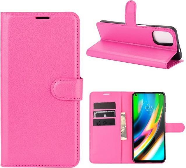 Produktbild MU Classic Litchi Leder Bookcover Series (Motorola Moto G9 Plus)
