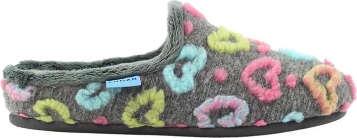 Actual product image Lunar Womens/Ladies Valentine Mule Slippers (38)