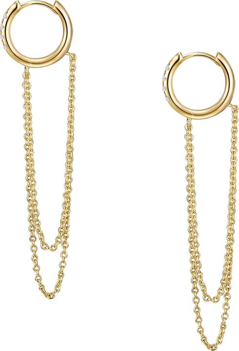 Produktbild Glanzstücke München Damen Sterling Silber Zirkonia gelbgold - 23714 (Sterling Silber)