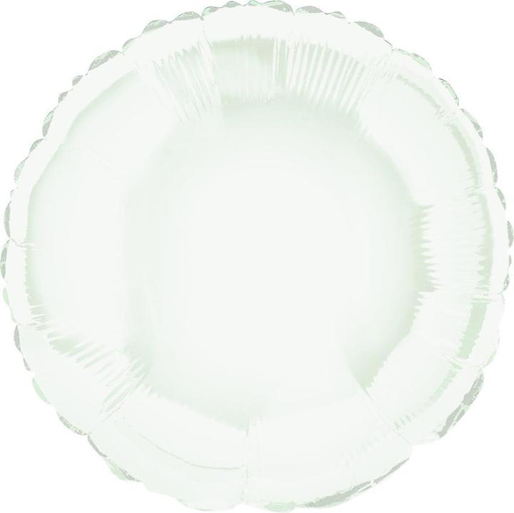 Immagine prodotto Unique Palloncino in foil rotondo bianco