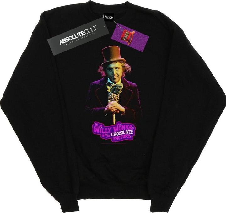 Willy Wonka & the Chocolate Factory Dark Pose Sweatshirt (L)