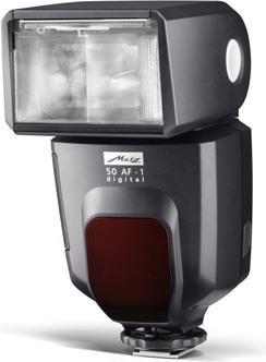 Metz mecablitz 50 AF-1, system flash unit, Sony (Plug-on flash)