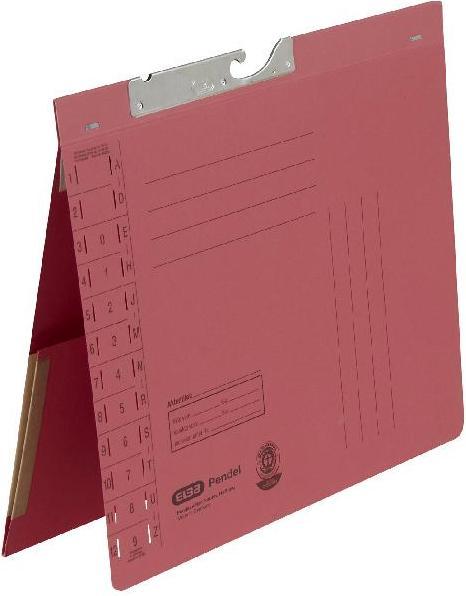 Immagine prodotto Elba Cucitrice a pendolo con tasca, DIN A4, cartone Manila, rosso (A4, 50 x)