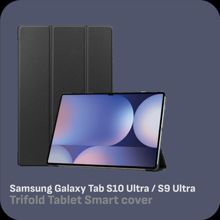 Cazy Premium Smart Hülle Kompatibel mit Samsung Galaxy Tab S9 Ultra - Schutz Etui Hülle - Automatischem (Galaxy Tab S9 Ultra, Samsung Galaxy Tab S10 Ultra)