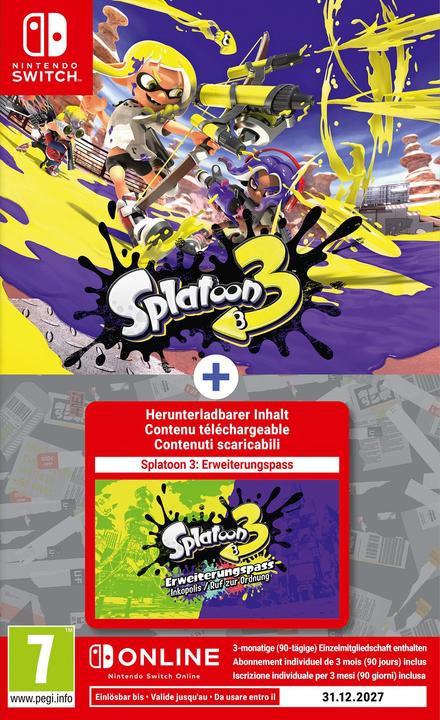 Immagine prodotto Nintendo Splatoon 3 + pass di espansione (Switch, Multilingue)