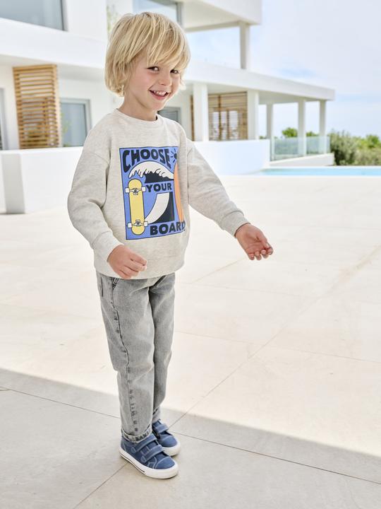 Actual product image Vertbaudet Weite Jungen Jeans mit Dehnbund, Bundweite verstellbar (140)