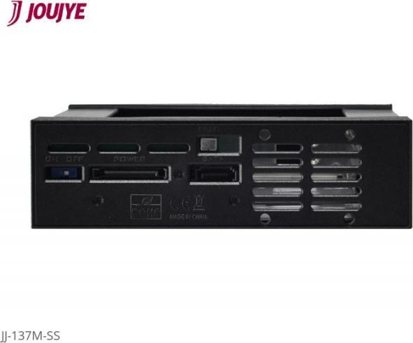 Immagine prodotto JJ Computer JOUJYE JJ-137M-SS SATA/SAS 13,3cm 5.25inch nero per 8,9cm 3.5inch HDD 7pin connettore SATA (3.5")