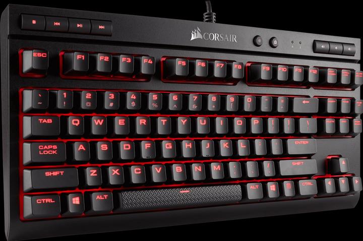Actual product image Corsair Compact Mechanical Gaming Keyboard K63 Compact, CHERRY MX Red, ENG layout (US, Cable)