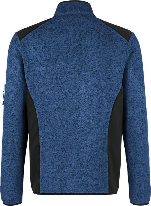 Actual product image Hakro Knitted fleece jacket Dawson royal blue mottled, L (L)