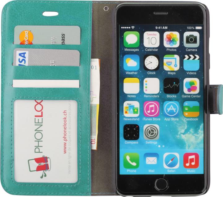 Produktbild PhoneLook Hülle Premium Flip Türkis (Apple iPhone 6 Plus)