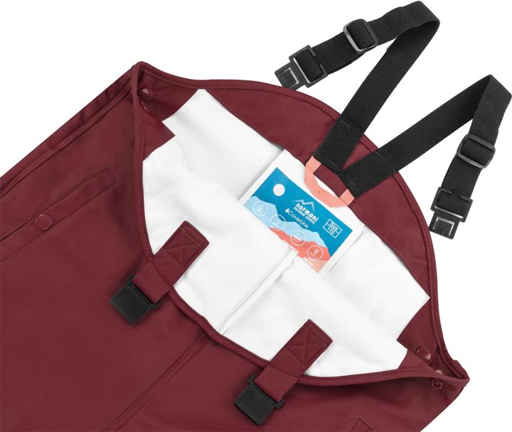 Immagine prodotto Normani Pantaloni da pioggia per bambini con bretelle "Skjolden" - 9251 (116)