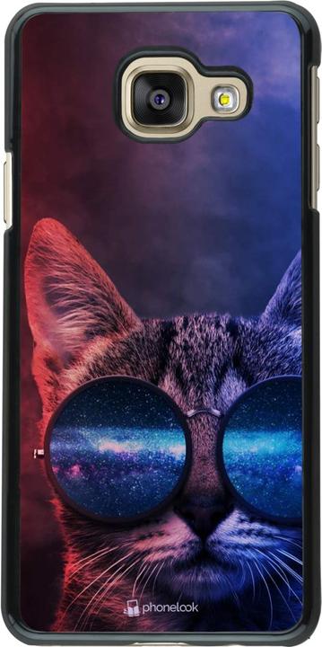 Immagine prodotto PhoneLook Copertina Occhiali da Gatto Rosso Blu (Samsung Galaxy A3 (2016))